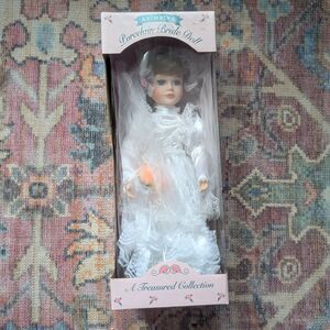 Animated Porcelain Bride Doll A Treasured Collection New In Box
